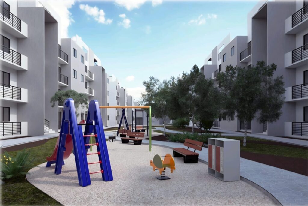 Área de juegos infantiles en lirios 2